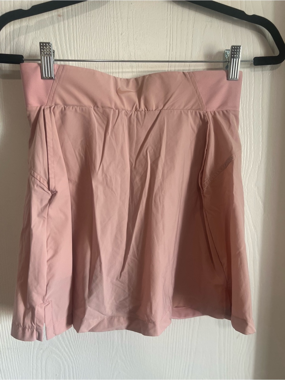 Nike Bliss Luxe  Pink Training Skirt Super Soft Build In Shorts Skort Size S